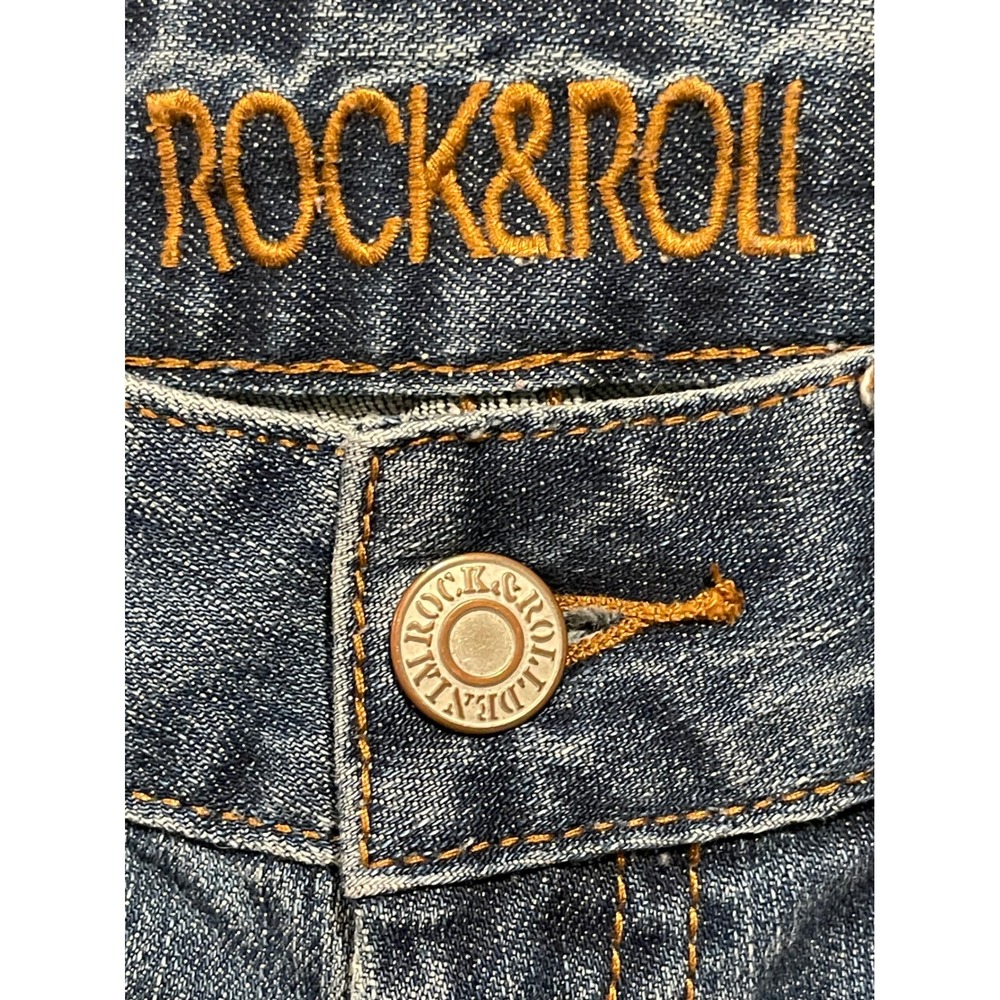 Rock & Roll Denim Boyfriend Womens Bootcut Jeans Western 25x36(actual 34.5) - Picture 5 of 10